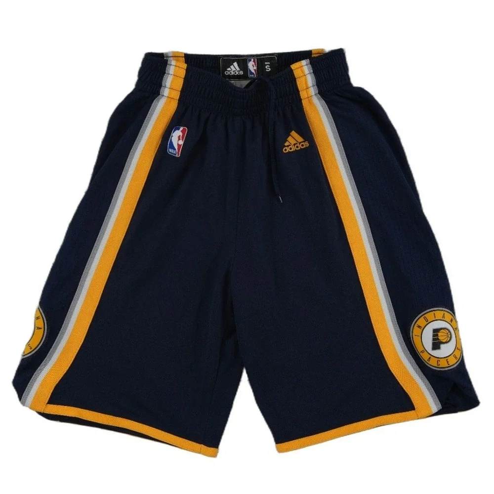 Adidas Indiana Pacers NBA Shorts Men's Size Small Navy Blue Mesh Basketball Gym